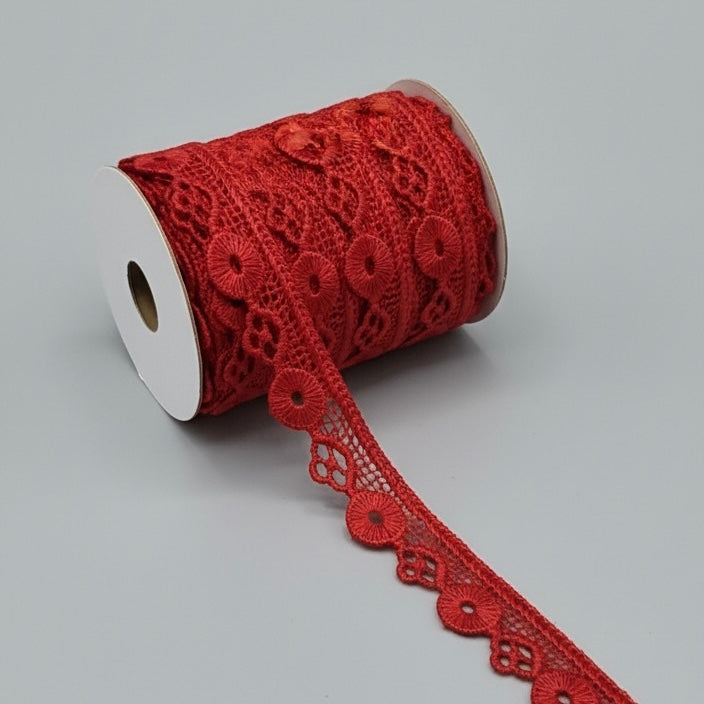 ₹5.25/mtr Premium GPO Lace Trim For Garments (Pack of 40pcs/ 37 Shades)